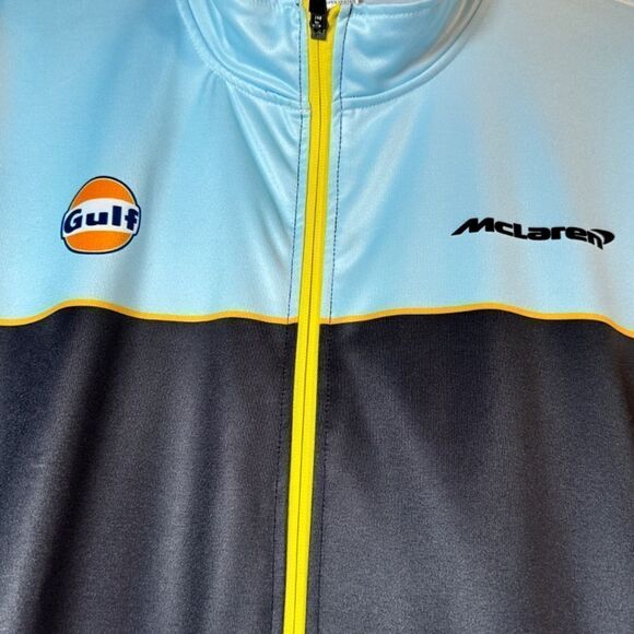 McLAREN/GULF F1 RACING TEAM®  |  OFFICIAL F1 TEAM JACKET  |  MENS-LRG  |  NEW - Picture 5 of 16